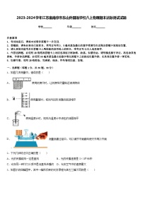 2023-2024学年江苏省南京市东山外国语学校八上物理期末达标测试试题含答案