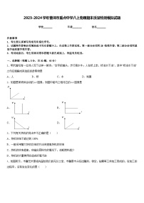 2023-2024学年普洱市重点中学八上物理期末质量检测模拟试题含答案