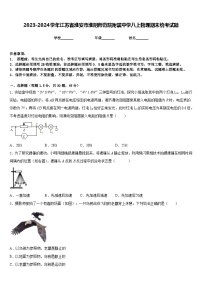 2023-2024学年江苏省淮安市淮阴师范院附属中学八上物理期末统考试题含答案