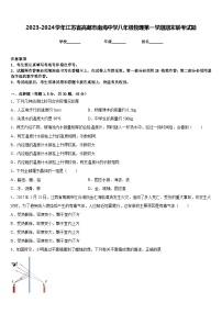 2023-2024学年江苏省高邮市南海中学八年级物理第一学期期末联考试题含答案