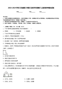 2023-2024学年江苏省镇江市镇江实验学校物理八上期末联考模拟试题含答案