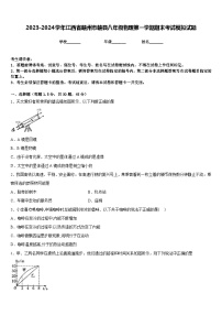 2023-2024学年江西省赣州市赣县八年级物理第一学期期末考试模拟试题含答案