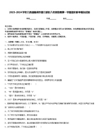 2023-2024学年江西省赣州市蓉江新区八年级物理第一学期期末联考模拟试题含答案