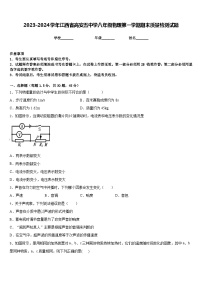 2023-2024学年江西省高安五中学八年级物理第一学期期末质量检测试题含答案