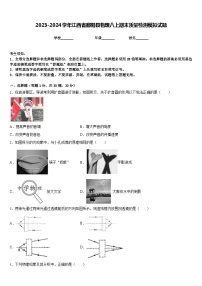 2023-2024学年江西省鄱阳县物理八上期末质量检测模拟试题含答案