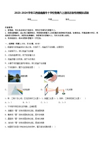 2023-2024学年江西省南昌市十学校物理八上期末达标检测模拟试题含答案