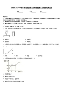 2023-2024学年江西省瑞安市六校联盟物理八上期末经典试题含答案