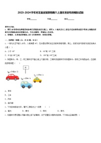 2023-2024学年河北省故城县物理八上期末质量检测模拟试题含答案