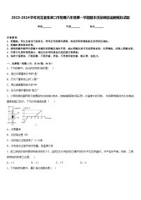 2023-2024学年河北省张家口市物理八年级第一学期期末质量跟踪监视模拟试题含答案