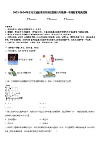 2023-2024学年河北省石家庄市名校物理八年级第一学期期末经典试题含答案