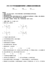 2023-2024学年河南省南阳市新野县八上物理期末达标检测模拟试题含答案