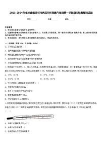 2023-2024学年河南省开封市西北片区物理八年级第一学期期末经典模拟试题含答案