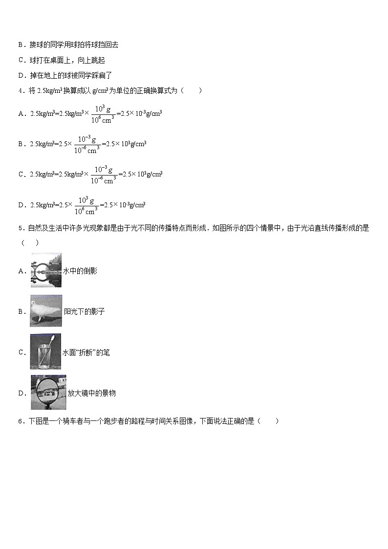 2023-2024学年河南省商丘市拓城县八上物理期末质量检测模拟试题含答案02