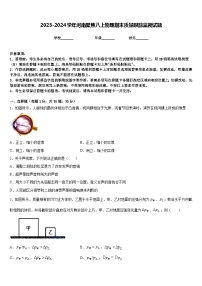 2023-2024学年河南聚焦八上物理期末质量跟踪监视试题含答案