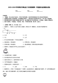 2023-2024学年泰安市泰山区八年级物理第一学期期末监测模拟试题含答案