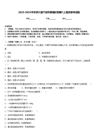 2023-2024学年浙江省宁波市镇海区物理八上期末联考试题含答案