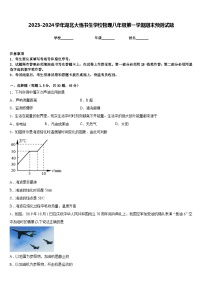 2023-2024学年湖北大悟书生学校物理八年级第一学期期末预测试题含答案