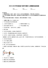 2023-2024学年湖北省十堰市竹溪县八上物理期末监测试题含答案