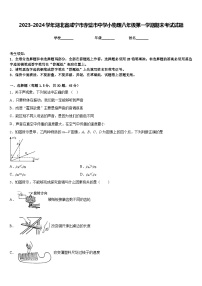 2023-2024学年湖北省咸宁市赤壁市中学小物理八年级第一学期期末考试试题含答案