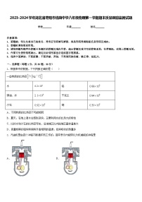 2023-2024学年湖北省枣阳市钱岗中学八年级物理第一学期期末质量跟踪监视试题含答案