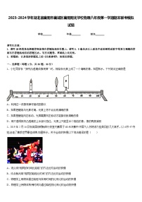 2023-2024学年湖北省襄阳市襄城区襄阳阳光学校物理八年级第一学期期末联考模拟试题含答案