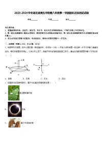 2023-2024学年湖北省黄石市物理八年级第一学期期末达标测试试题含答案