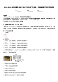 2023-2024学年湖南常德芷兰实验学校物理八年级第一学期期末教学质量检测试题含答案