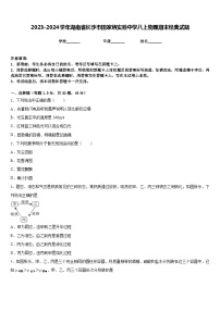 2023-2024学年湖南省长沙市田家炳实验中学八上物理期末经典试题含答案