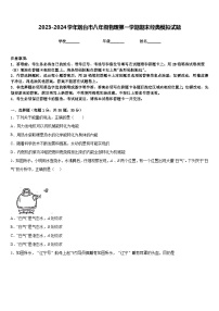 2023-2024学年烟台市八年级物理第一学期期末经典模拟试题含答案