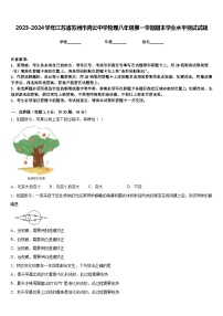 2023-2024学年江苏省苏州市青云中学物理八年级第一学期期末学业水平测试试题含答案