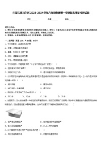 内蒙古海拉尔区2023-2024学年八年级物理第一学期期末质量检测试题含答案