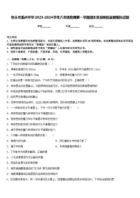 包头市重点中学2023-2024学年八年级物理第一学期期末质量跟踪监视模拟试题含答案