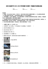 北京大附属中学2023-2024学年物理八年级第一学期期末考试模拟试题含答案