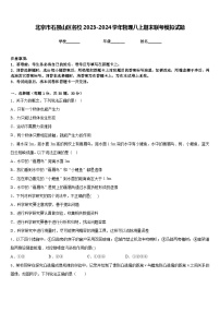 北京市石景山区名校2023-2024学年物理八上期末联考模拟试题含答案