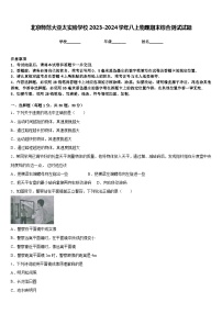 北京师范大亚太实验学校2023-2024学年八上物理期末综合测试试题含答案