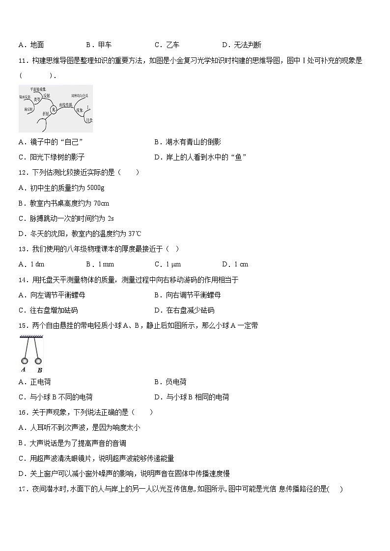 南京市联合体2023-2024学年物理八年级第一学期期末经典模拟试题含答案第3页