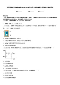 四川省德阳市德阳中学2023-2024学年八年级物理第一学期期末调研试题含答案