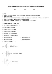 四川省宜宾市南溪区三中学2023-2024学年物理八上期末调研试题含答案