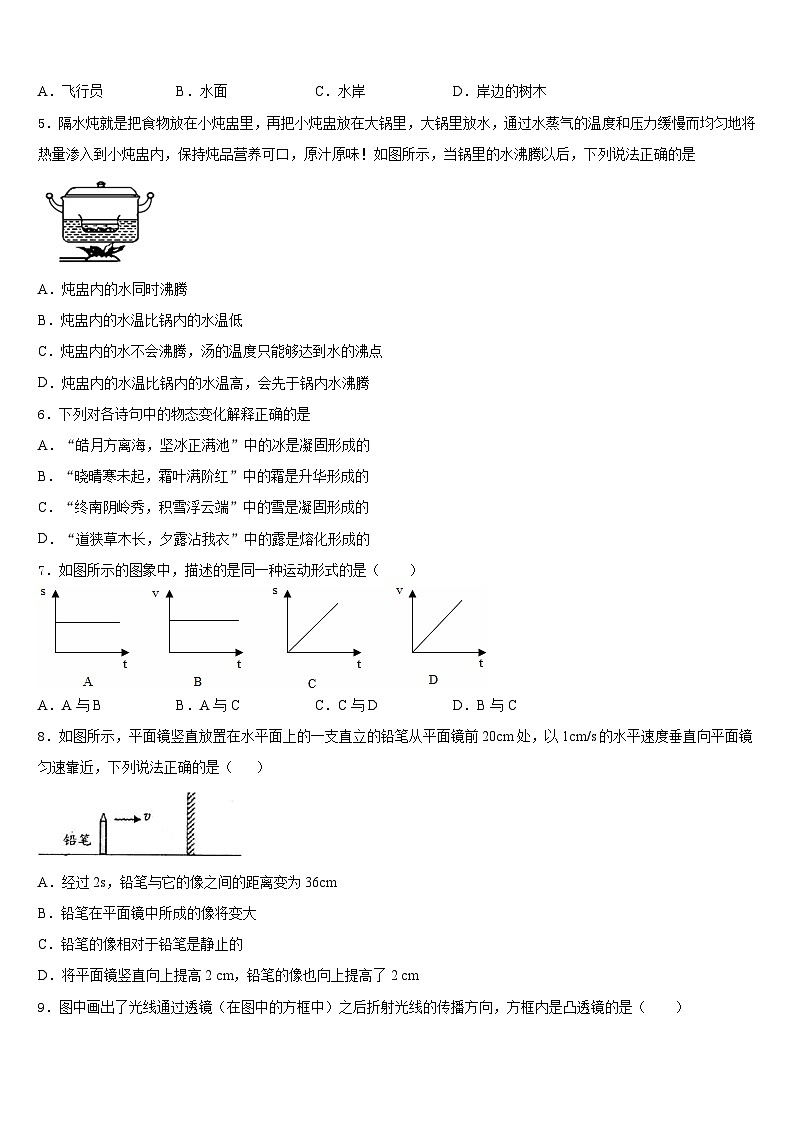 安徽省合肥市肥东四中学2023-2024学年物理八上期末复习检测试题含答案第2页