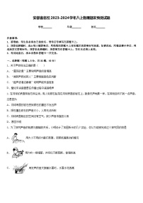 安徽省名校2023-2024学年八上物理期末预测试题含答案