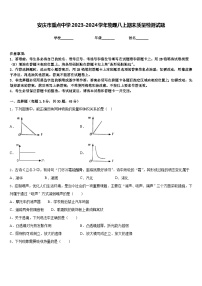 安庆市重点中学2023-2024学年物理八上期末质量检测试题含答案