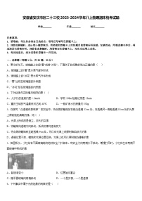 安徽省安庆市区二十三校2023-2024学年八上物理期末统考试题含答案