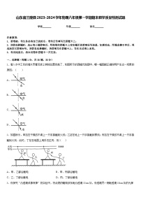 山东省兰陵县2023-2024学年物理八年级第一学期期末教学质量检测试题含答案