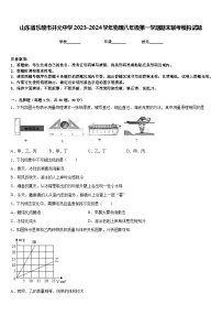 山东省乐陵市开元中学2023-2024学年物理八年级第一学期期末联考模拟试题含答案