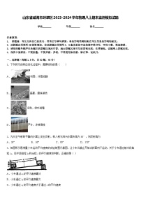 山东省威海市环翠区2023-2024学年物理八上期末监测模拟试题含答案