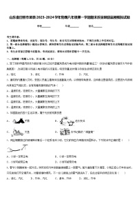 山东省日照市莒县2023-2024学年物理八年级第一学期期末质量跟踪监视模拟试题含答案