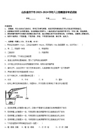 山东省济宁市2023-2024学年八上物理期末考试试题含答案