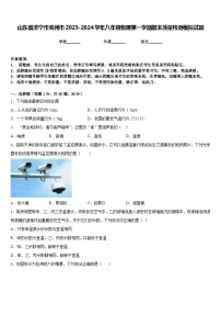 山东省济宁市兖州市2023-2024学年八年级物理第一学期期末质量检测模拟试题含答案