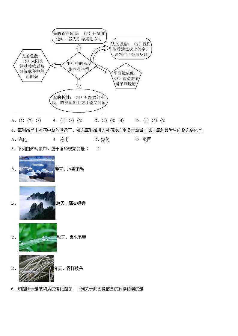 山东省肥城市湖屯镇初级中学2023-2024学年物理八上期末联考试题含答案02