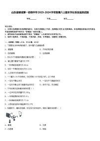 山东省郓城第一初级中学2023-2024学年物理八上期末学业质量监测试题含答案